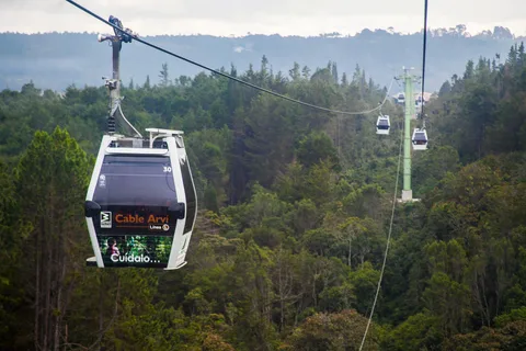 Arvi Park Walking tour and city views from metrocable.