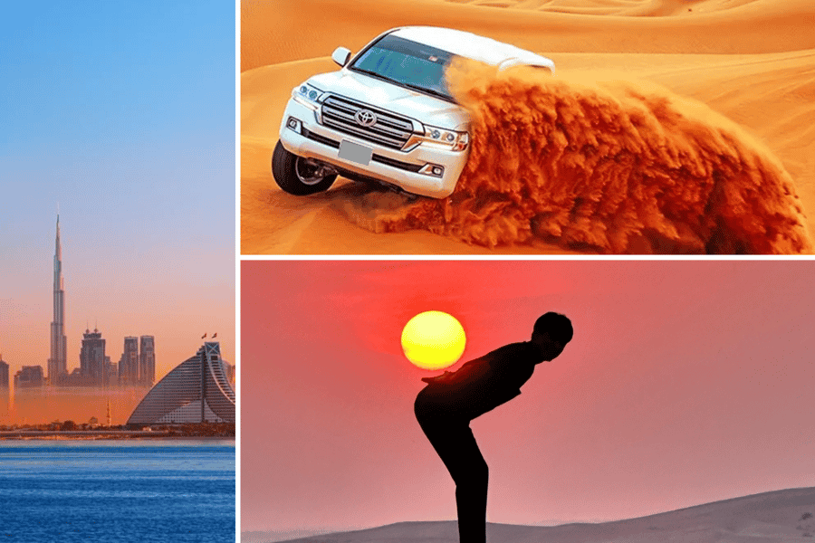 Dubai Stadtrundfahrt und Wüstensafari ganztägig in Kombination. Foto: GetYourGuide