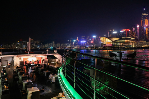 Hong Kong: Oriental Pearl Habour Cruise Luxury Sightseeing 60 Mins Twilight Cruise (Window Seat)