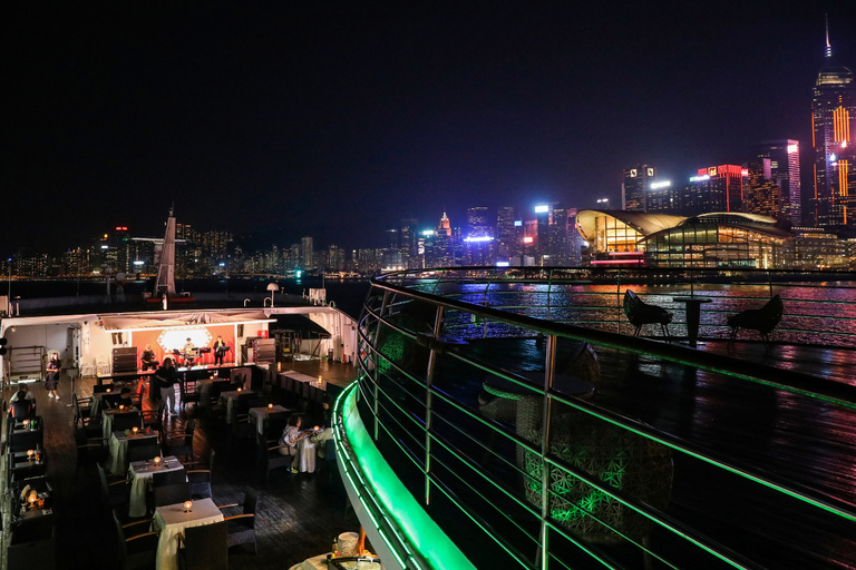 Hong Kong: Oriental Pearl Habour Cruise Luxury Sightseeing 60 Mins Twilight Cruise (Window Seat)