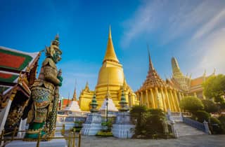 Bangkok: Private Tempelstadt Grand Palace, Wat Pho, Wat Arun