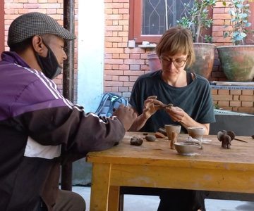 Kathmandu: Pottery Workshop with Local Artisans