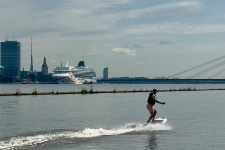 Riga: Electric Jet Surfing Experience in the River