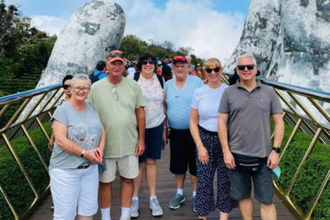 Da Nang: Tour delle colline di BaNa, del ponte d&#039;oro e della montagna di marmoTour privato senza pranzo a buffet