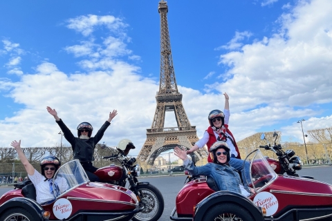 Parijs: monumententour in een zijspan van de motor