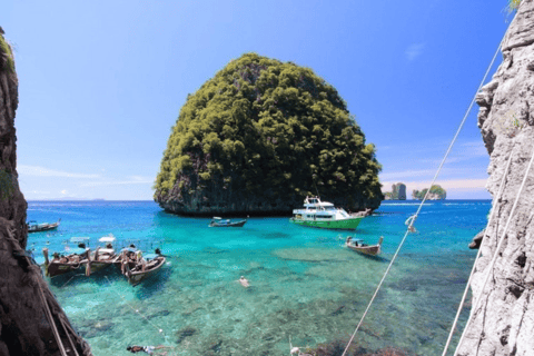 Phuket; Phi Phi, Maya Bay, Isla de Bambú y Rang en lancha rápida