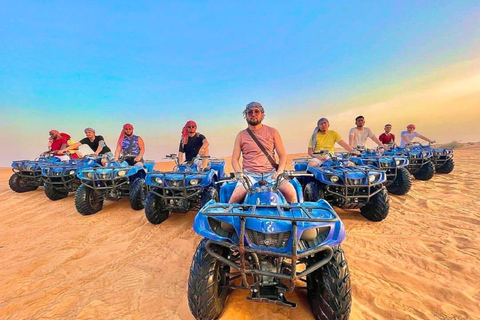 Doha :Desert Safari With Quad Bike, Camel Ride, SandBoarding