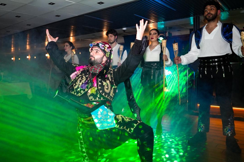 Istanbul:New Year's Eve Bosphorus Cruise with Dinner & Shows Window-Side Private Table For 2 w/hotel pickup and drop off