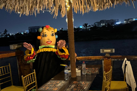 迪拜河阿拉伯独桅帆船巡游、小型游艇码头表演、自助餐和饮料选项迪拜河游船+晚餐+现场舞蹈表演（不含接送服务）