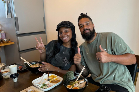 Tokyo: Sushi och Ramen Sushi och Ramen matlagning i Tsukiji! Två i en klass!