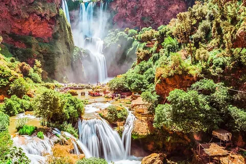 Marrakech:Ouzoud Falls excursion with guided hike &boat ride