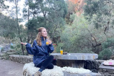Au départ de Chefchaouen : Excursion d'une journée aux cascades d'Akchour