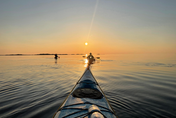 Isole Lofoten: tour di pomeriggio in kayak con guida: Gravermark, Isole Lofoten