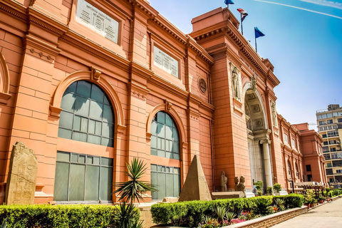 Cairo & Great Pyramids Day Trip from Sharm El Sheikh by Bus Option 1 - Egyptian Museum & Giza Pyramids