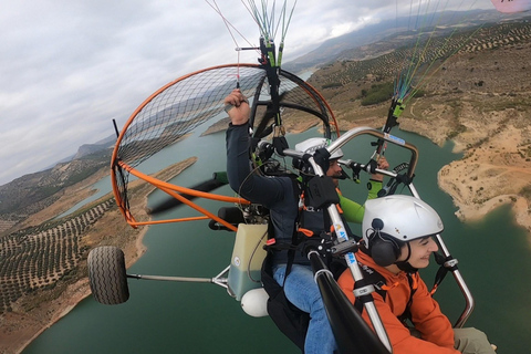 Paratrike flight in Malaga