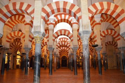 Guided visit to the Mosque of Cordoba and Medina Azahara Spanish with bus
