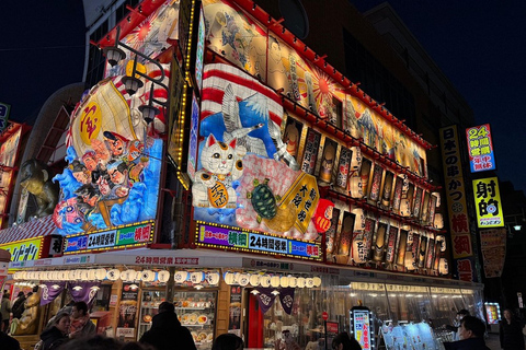 Osaka: Tour gastronomico all-inclusive dei locali e dei vicoli