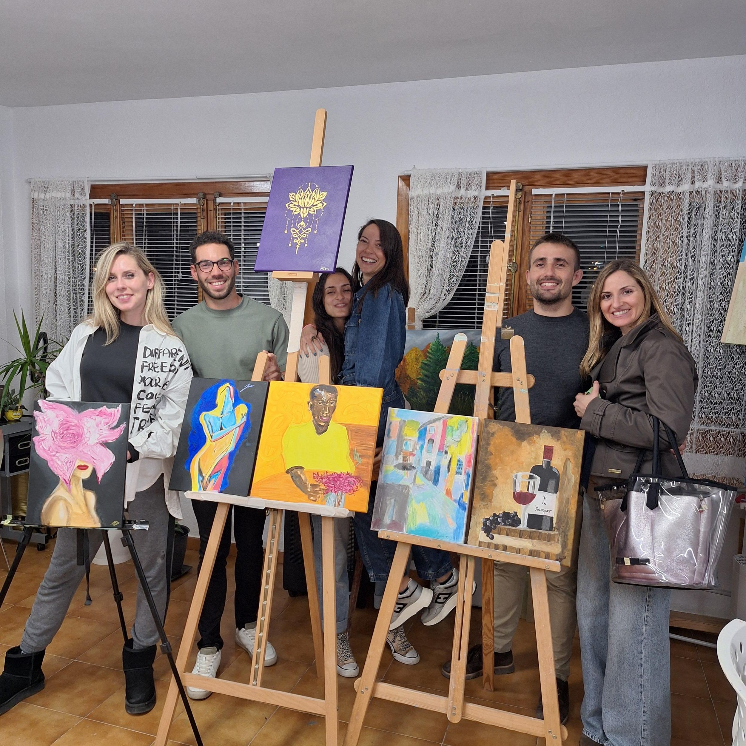 Calp, Valencia: Kunst- und Wein-Malkurs
