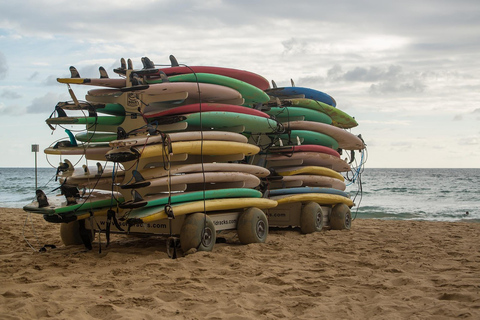 Tel Awiw: wypożyczalnia desek surfingowych lub boogie w Beach ClubWynajem deski Boogie