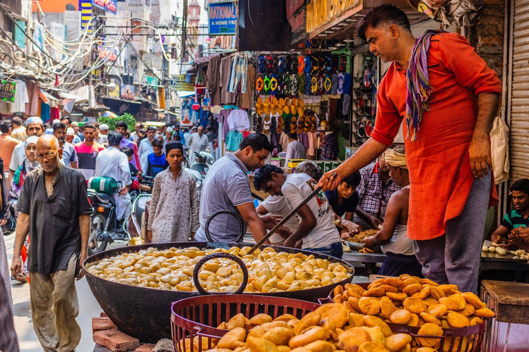 Tour a pie por la Vieja Delhi con degustación de comida