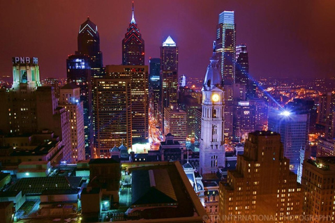 Philadelphia: Open-Top Nighttime Bus Tour