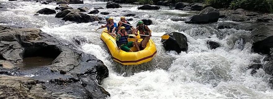 Lombok : rafting en eaux vives, rizières en terrasses et cascade