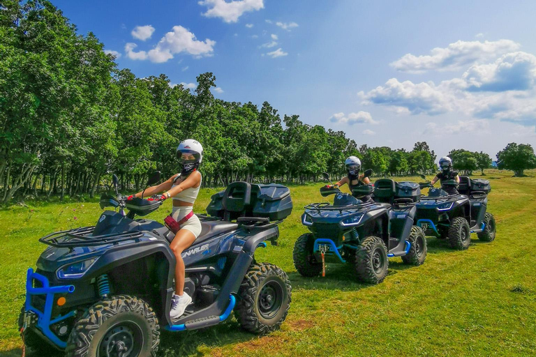 Split: Dalmatian Quad Tour with River Swimming & Picnic Single Rider Option