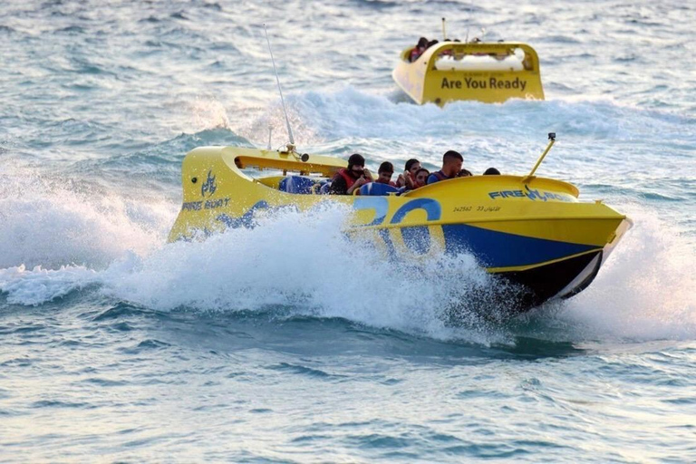 Yeda: excursión en lancha motora por el mar Rojo con capitánYeda: excursión al atardecer en lancha rápida por el mar Rojo con capitán