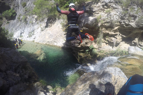 Río Verde, Almuñécar, Granada: Canyoning met fotoreportage