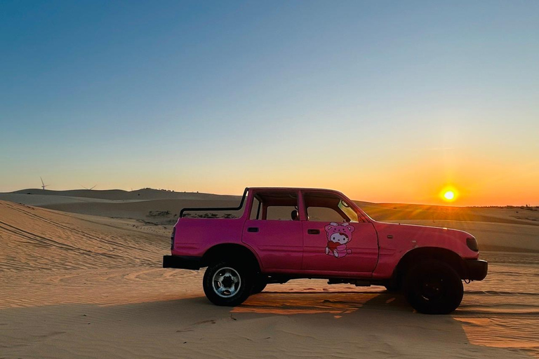 Mui Ne: White Dunes Sunset, Jeep & ATV Adventure Jeep Tour + ATV Passenger Ride