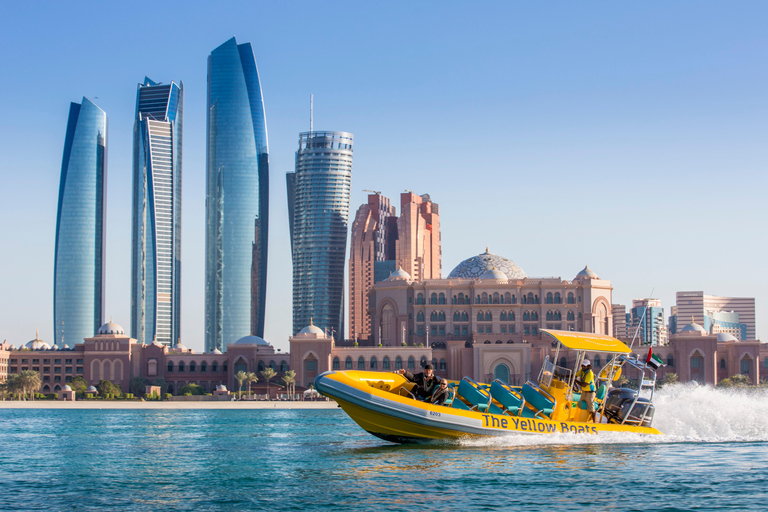 Abu Dhabi: Visita guiada en lancha rápidaExcursión guiada en lancha rápida desde la bahía de Yas