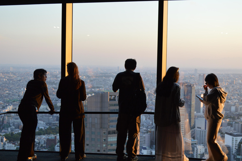 Tokyo: Shibuya Sky Sunset Entry & Night Walking Tour