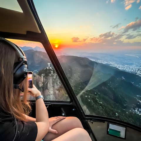 Rio de Janeiro - Helicopter tour over Christ the Redeemer 30 min.