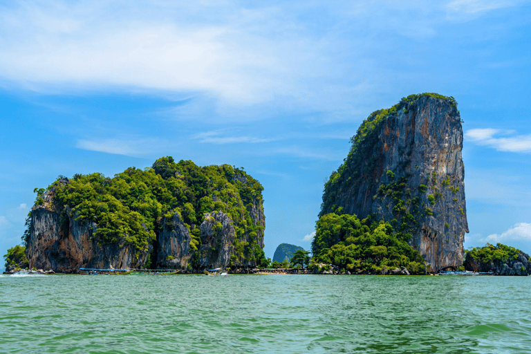 Phang-Nga y James Bond 4 en 1 Excursión de Lujo en Canoa y Gran Barco