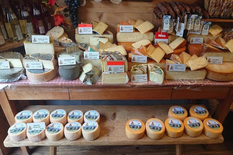 Vanuit Bazel: dagtrip naar Thun, rondvaart en St. BeatusgrottenRondleiding met kaasproeverij