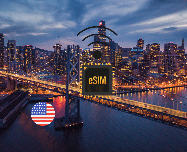 ESIM San Francisco Internet Data Plan For USA 4G 5G GetYourGuide