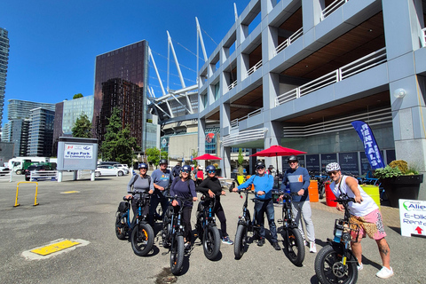 Vancouver Seawall: 3 Hour EBike Rental From Premium Location