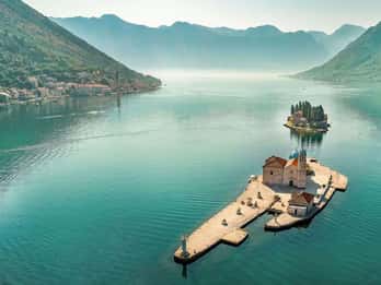 Tour in barca da Tivat - Grotta Blu e Signora delle Rocce 3h