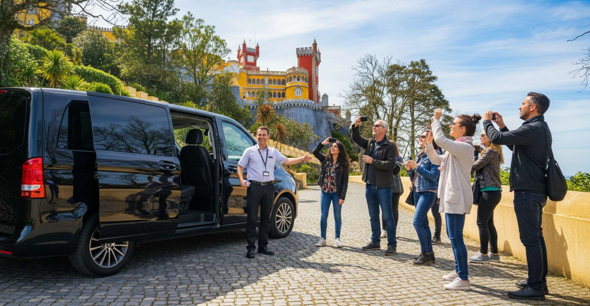 From Lisbon: Sintra & Cascais Small Group Tour by Van