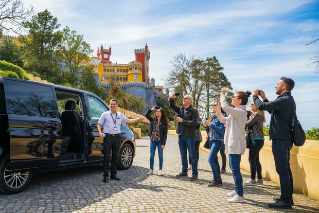 Sintra, Cabo da Roca e Cascais: tour in furgone con prelievo in hotel