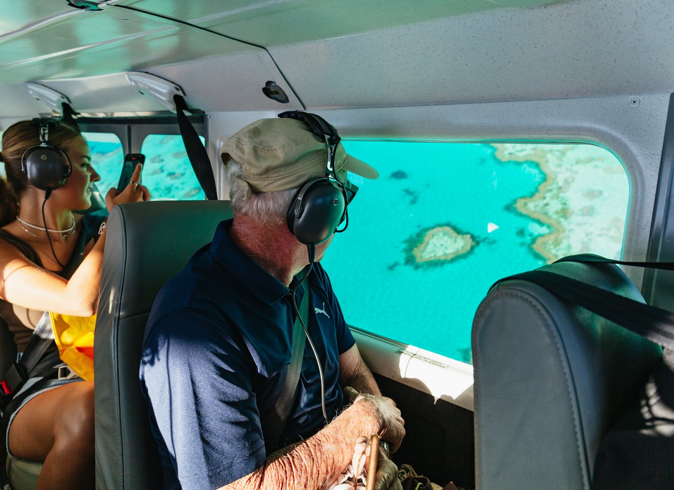 Fra Airlie Beach: Whitsundays Scenic Flight med afhentning