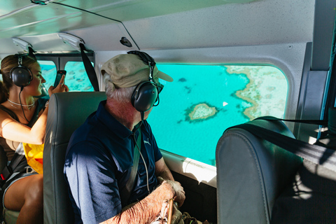 Vanuit Airlie Beach: Whitsundays panoramische vlucht met pick-up