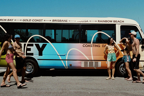 Byron Bay, Gold Coast, Brisbane, Noosa Hop-On Hop-Off Pass 3 Trip Pass