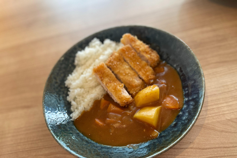 Katsu Curry/Bento Making Cooking Class & Local Shop Tour Katsu Curry Cooking