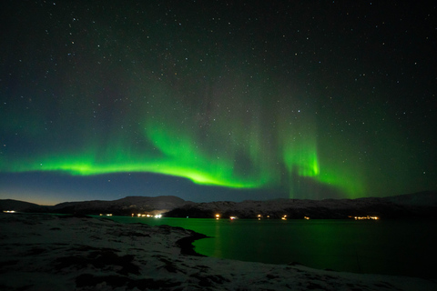 Tromsø: Excursión a la Aurora Boreal con guía local y comida local