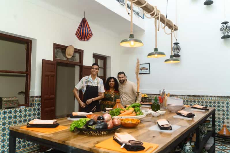 Cours de cuisine marocaine avec un chef local à Marrakech - cuisine