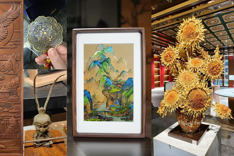 HangZhou: Copper Carving Experience with Master Hu Bingren