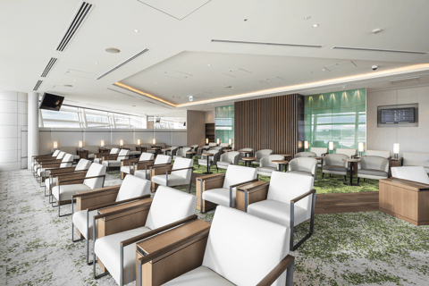 Tokio: salonik na międzynarodowym lotnisku Haneda By DragonPassT2 Krajowy DEP i międzynarodowy DEP: Power Lounge Premium