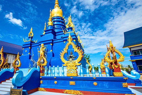 Chiang Mai: Weiße, blaue und große Buddha-Tempel in Chiang Rai