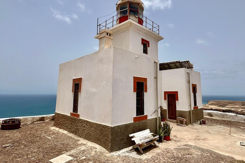 Boavista - wycieczka wschodnia - latarnia morska, plaża Mucheln, kolorowe wioski, farma kózPrywatna wschodnia wycieczka po Boavista